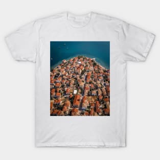 Greek Village from Drone T-Shirt